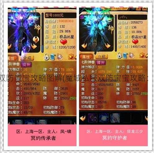 魔域私服双防宝宝攻略图解(魔域私服双防宝宝攻略：图解详解)  第2张